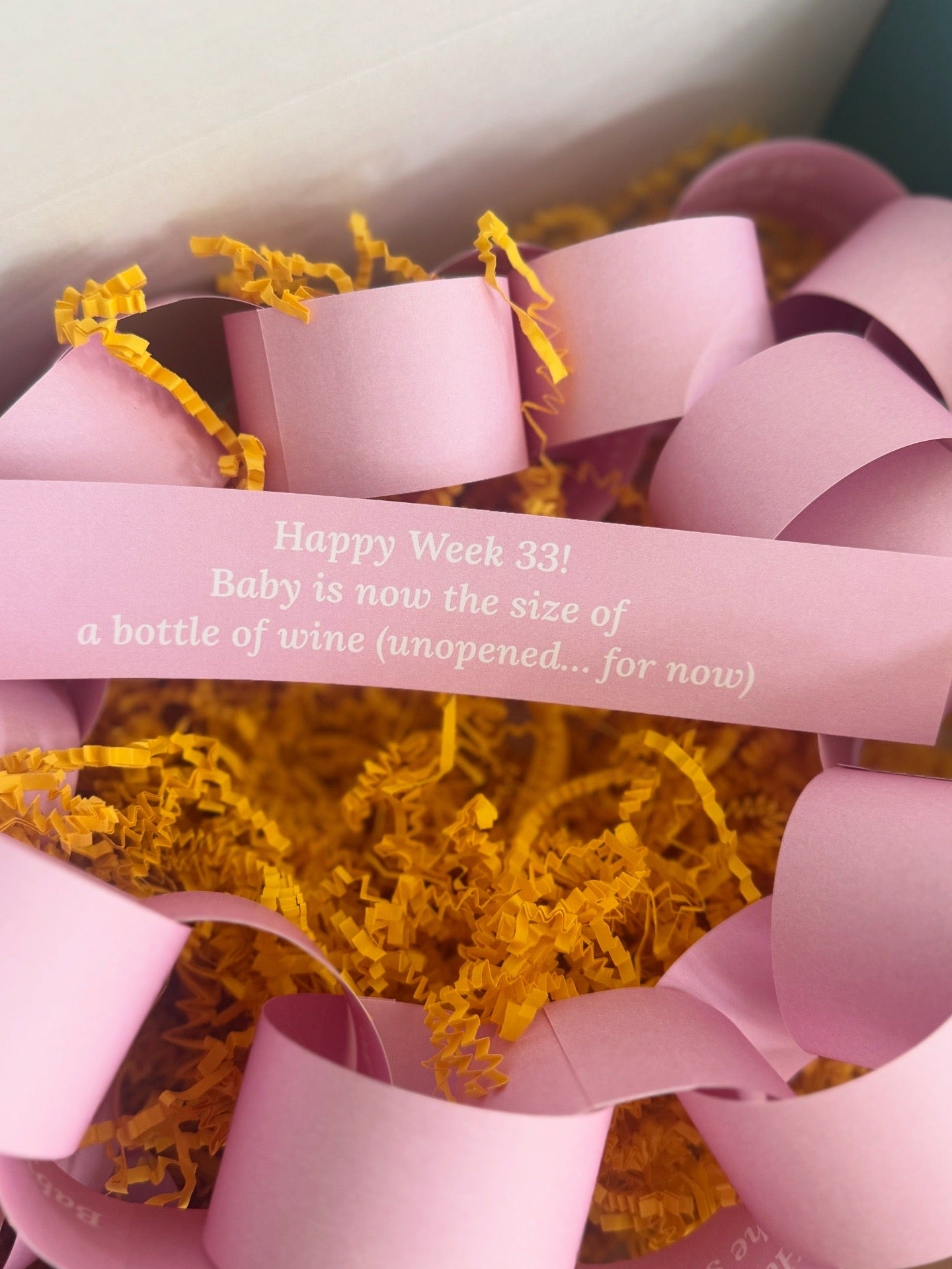 The Pregnancy Countdown Chain